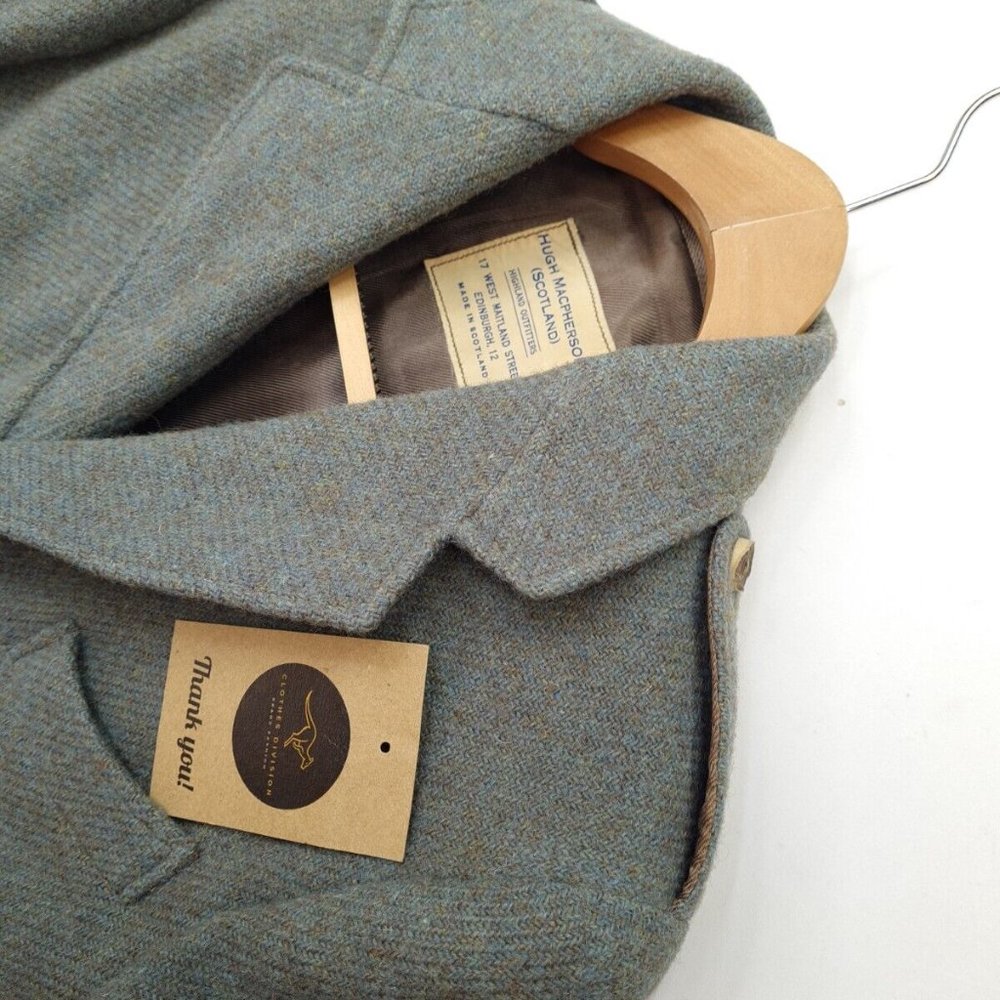 Hugh Macpherson Jacket Size 6 kilt blazer vintage Wool V RARE - Picture 6 of 16